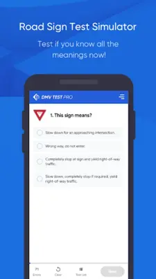 DMV Test Pro android App screenshot 1